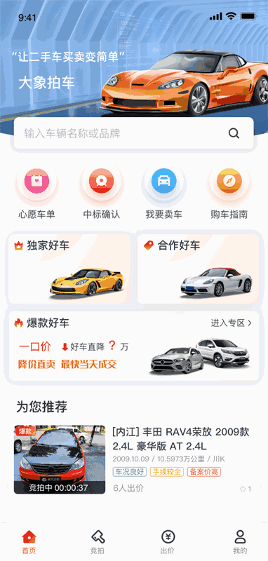 大象拍车